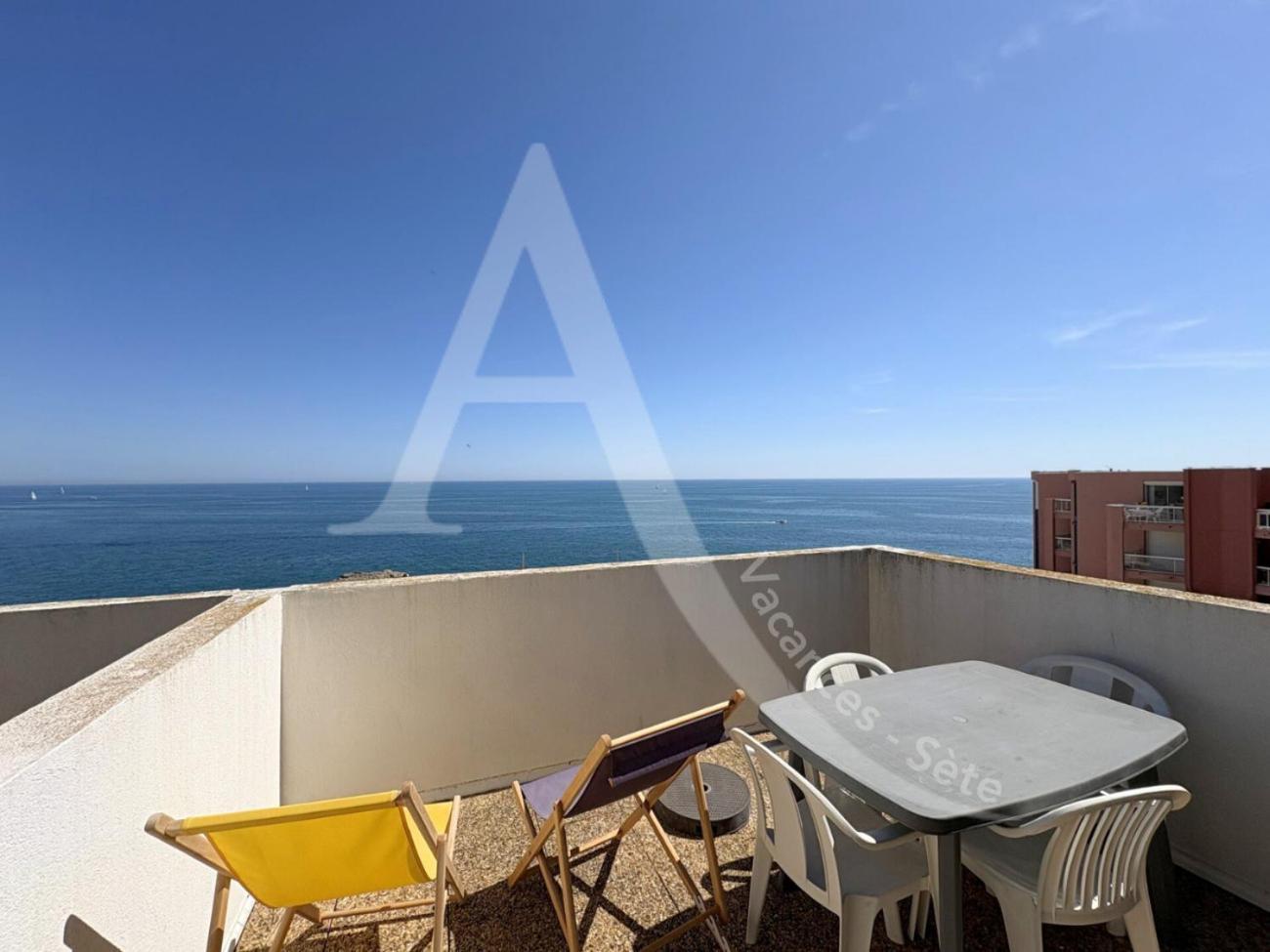 Studio Vue Mer Avec Pkg, Piscine, Tennis, Plage Direct Sète Esterno foto