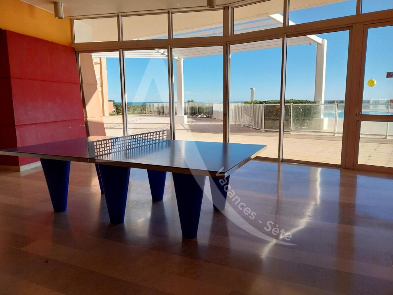 Studio Vue Mer Avec Pkg, Piscine, Tennis, Plage Direct Sète Esterno foto