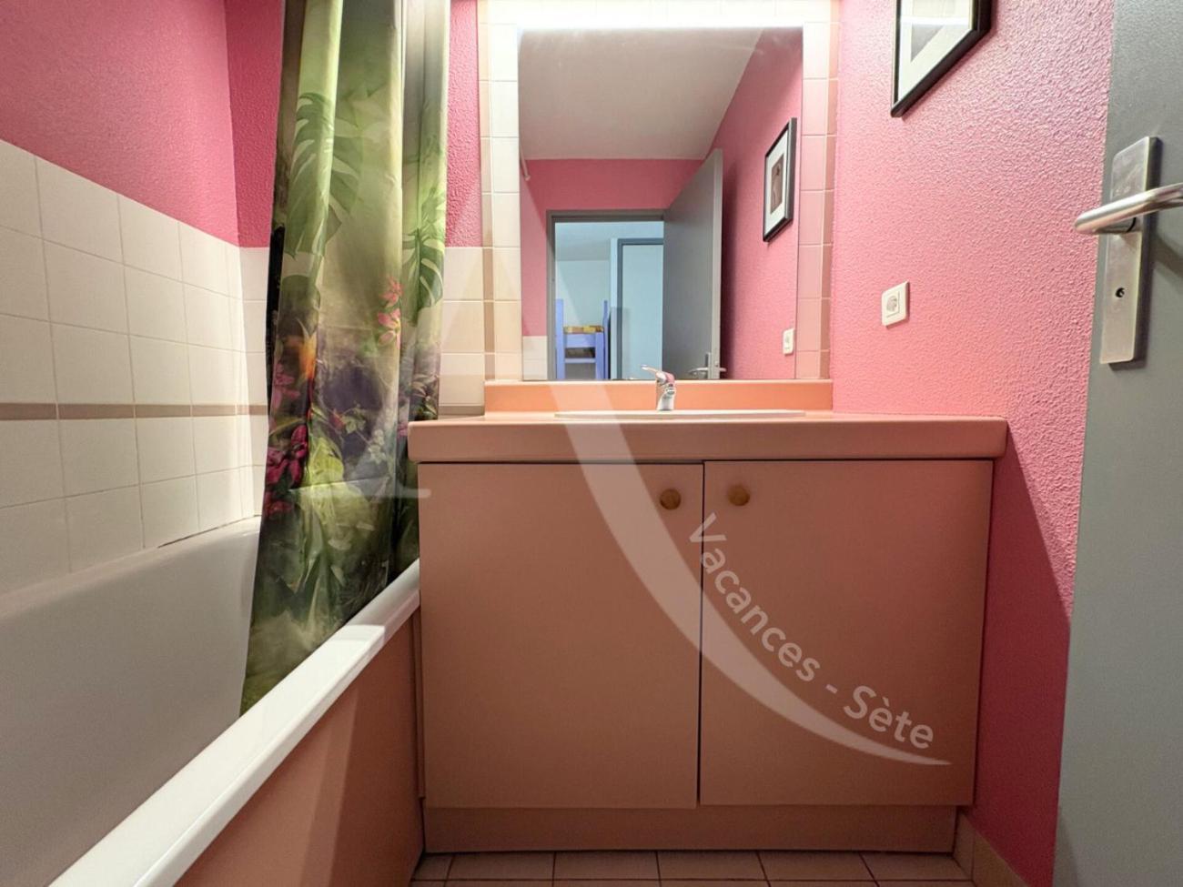 Studio Vue Mer Avec Pkg, Piscine, Tennis, Plage Direct Sète Esterno foto