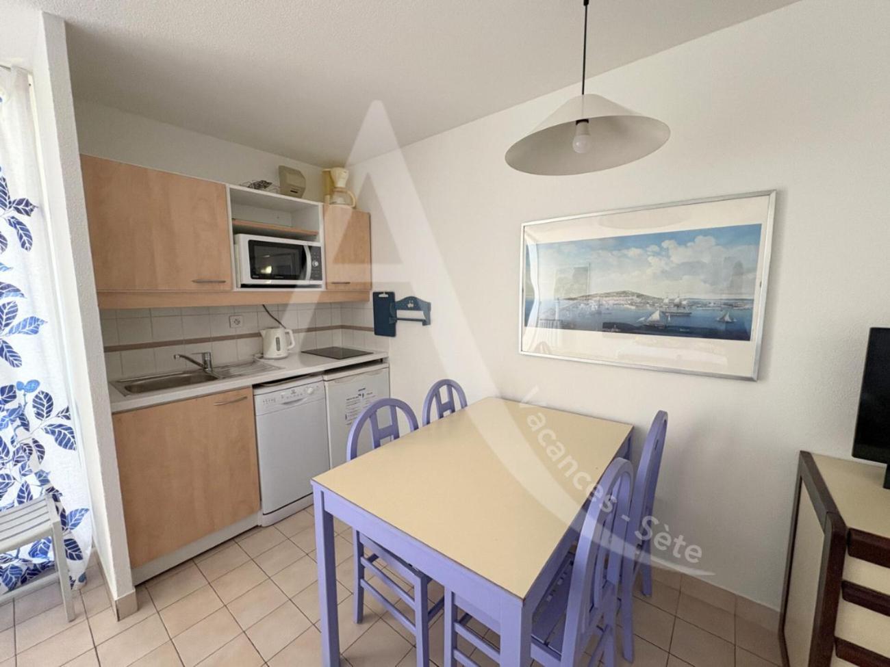 Studio Vue Mer Avec Pkg, Piscine, Tennis, Plage Direct Sète Esterno foto